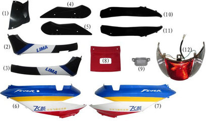 立馬電動車燈具、塑件及配件全面解析